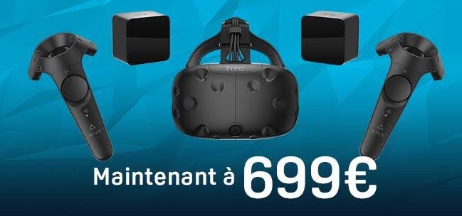 HTC VIVE, baisse de prix, casque de réalité virtuelle, Oculus