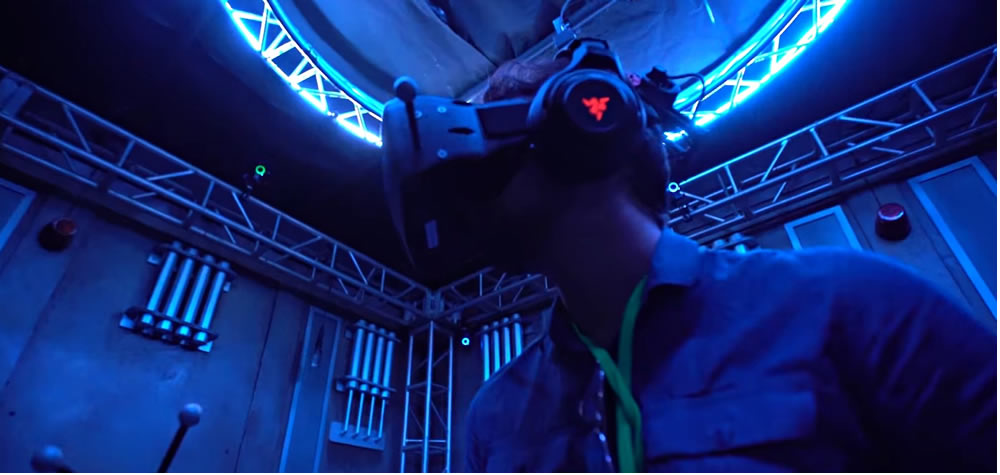OptiTrak tracking VR salle d'arcade