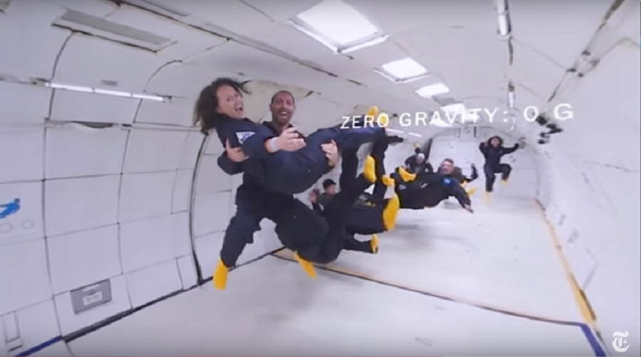 Vidéo 360 zero-G New York Times