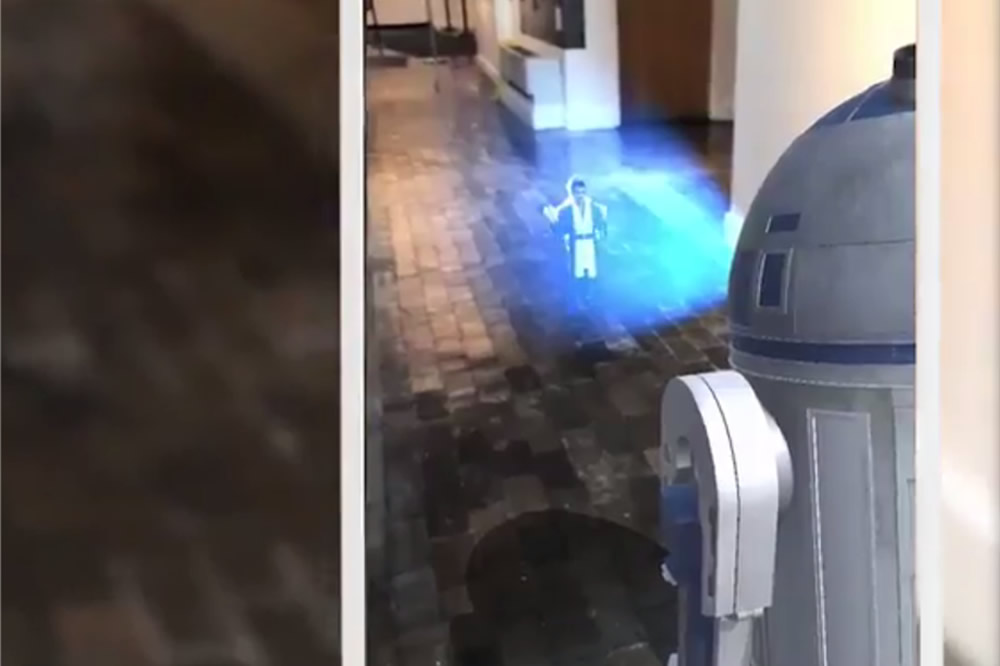 Holo Messenger hologramme réalité augmentée