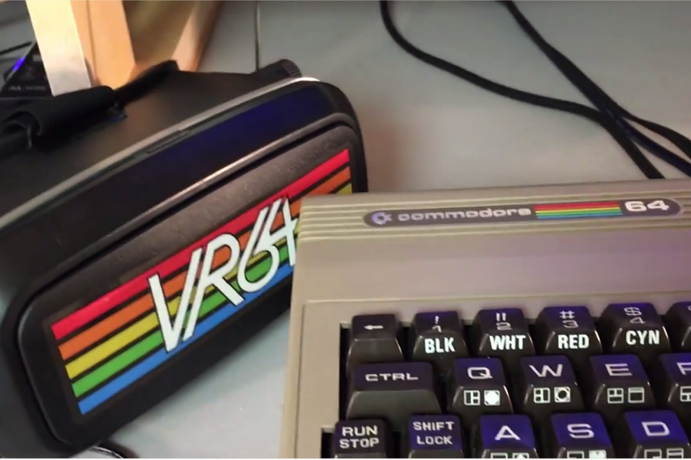 Réalité virtuelle Commodore 64