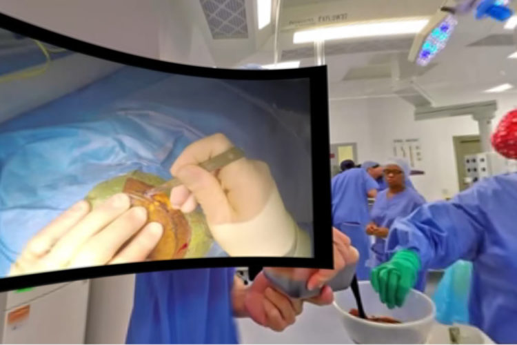 Vidéo 360 degrés neurochirurgie