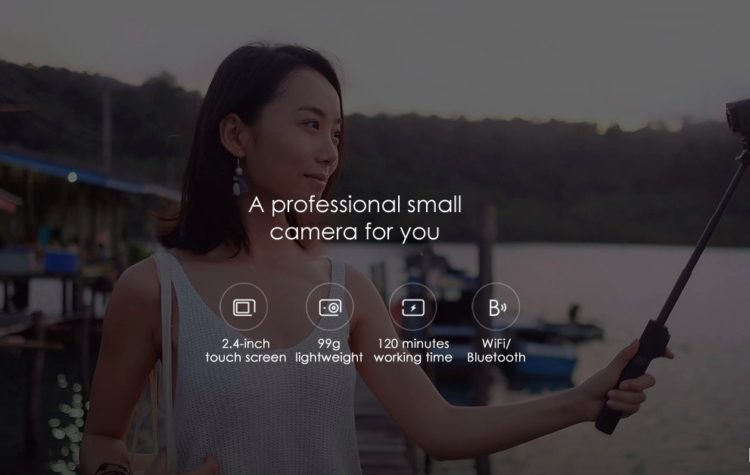 Xiaomi Mijia 4K, camera sport, mini camera, camera d'action