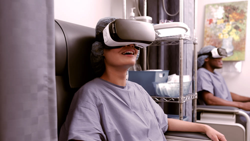 Réalité virtuelle et cancer pour réduire le stress