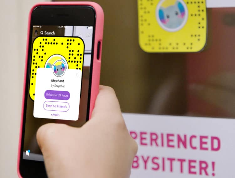 Snapchat, réalité augmentée, Lens Studio, Snap Inc., smartphone, application 