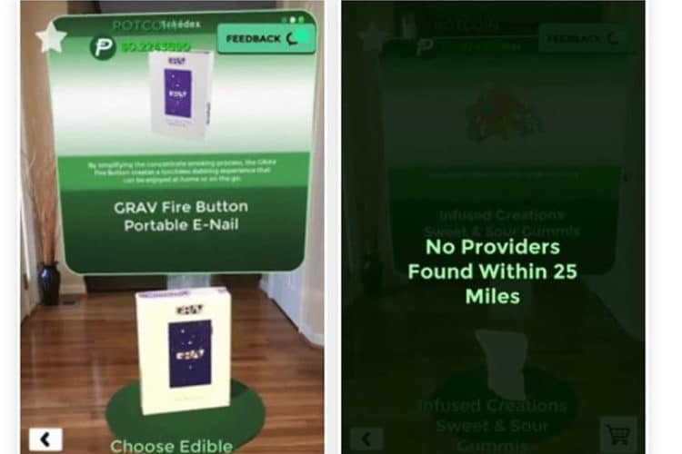 Acheter du cannabis en réalité augmentée
