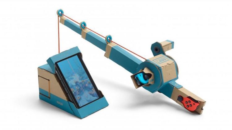 nintendo labo canne pêche