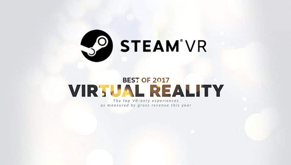 valve vr steam top jeux vendus 2017