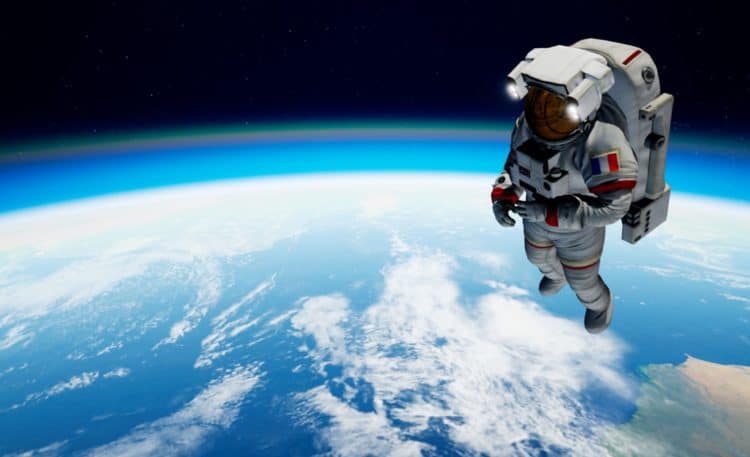 Astronaute dans ISS Rescue