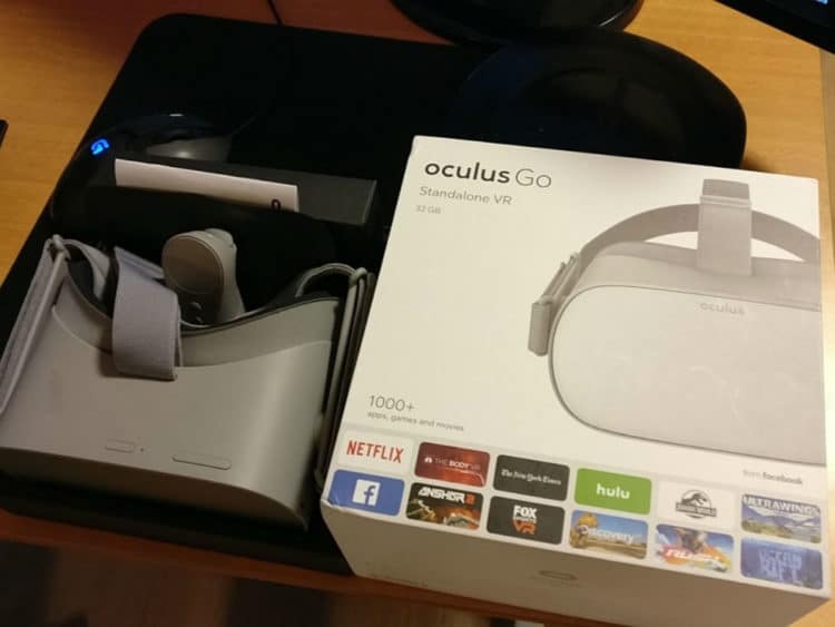 oculus go emballage packaging jeux applications compatibles