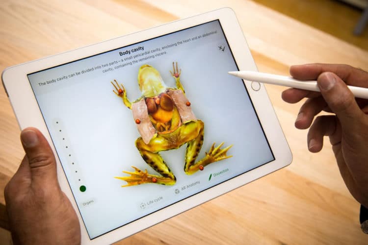 Apple éducaton AR iPad