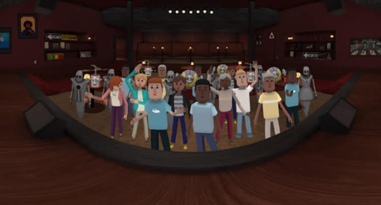 Chat discussion VR réalité virtuelle application