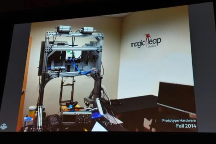 Evolution des prototypes Magic Leap