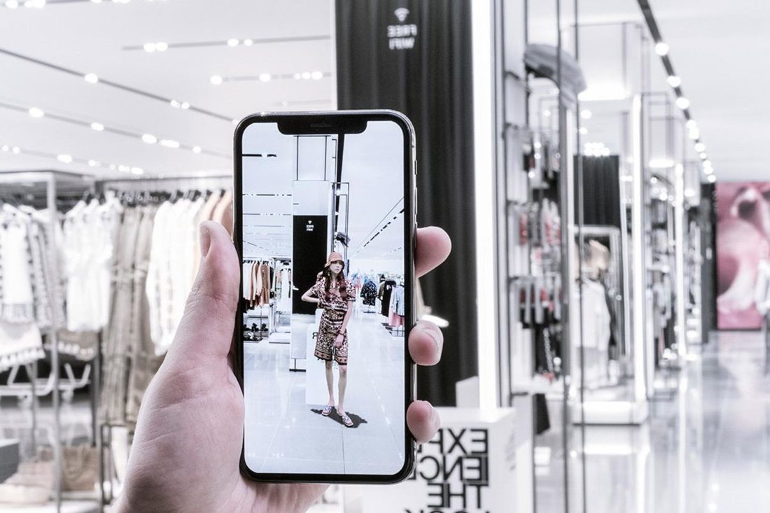 Présentation de la réalité augmentée par Zara