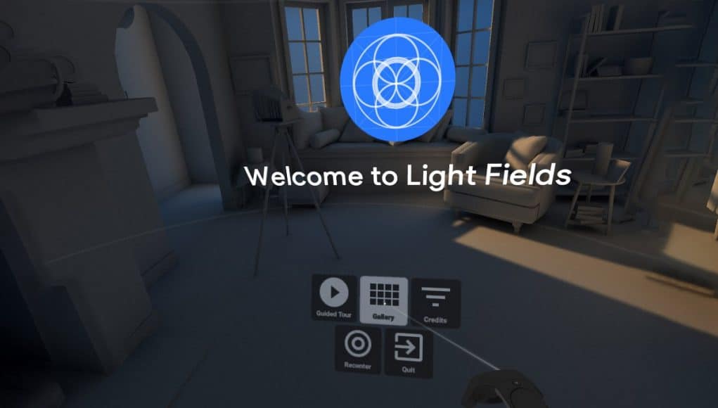 google welcome light fields