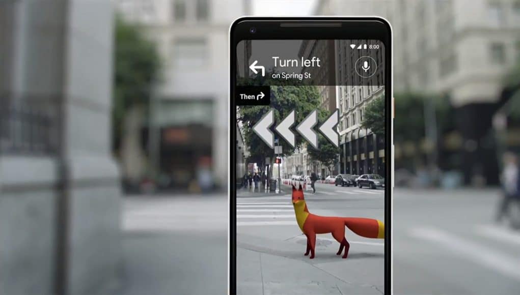 google maps ar réalité augmentée