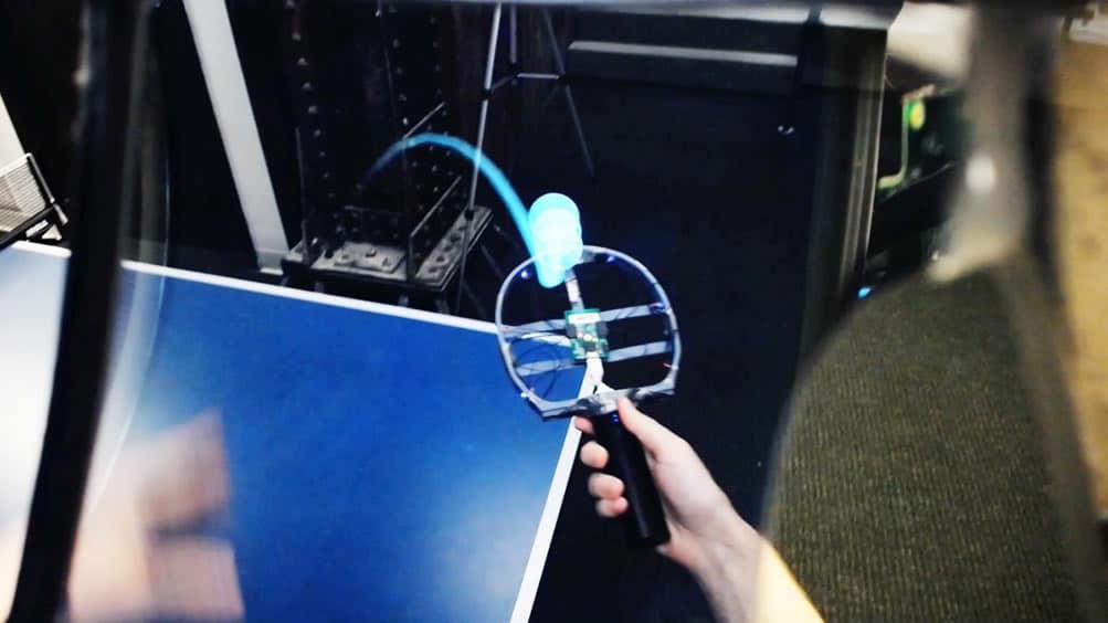 Leap Motion démonstration casque réalité augmentée North Star