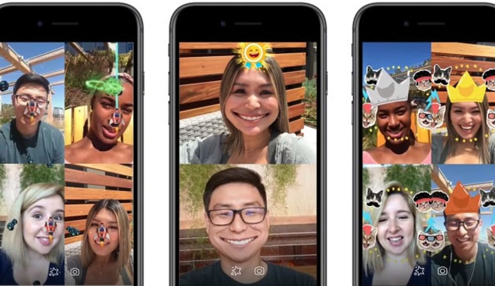 Messenger jeux en réalité augmentée appels vidéo