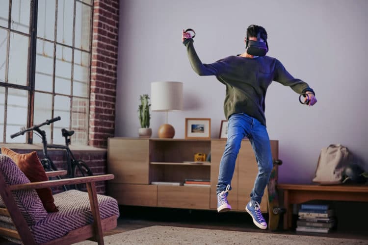 Oculus Quest en extérieur jardin