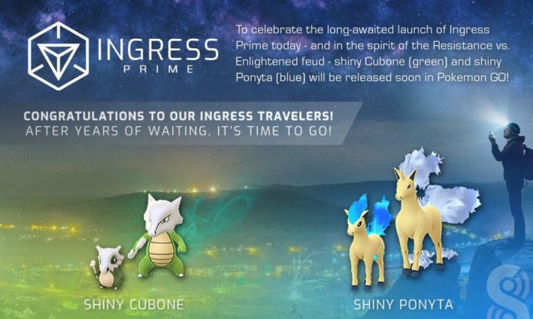 pokémon go shiny ingress prime