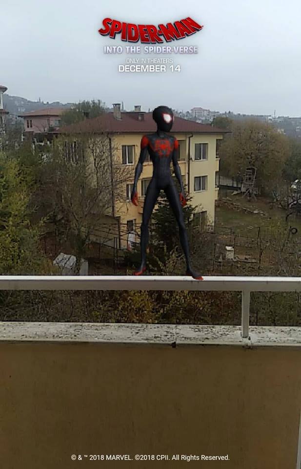 spider verse ar réalité augmentée