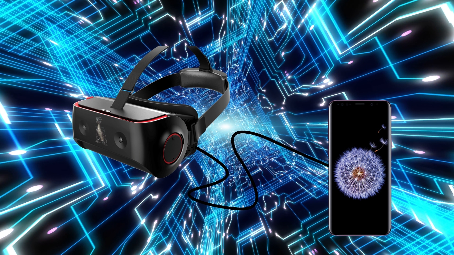 qualcomm casque vr filaire smarpthone