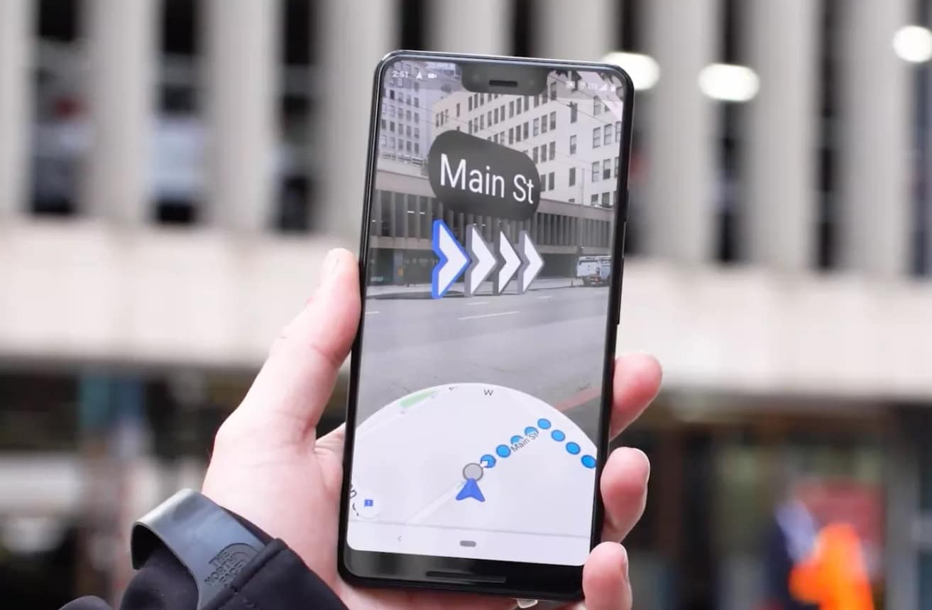 google maps ar