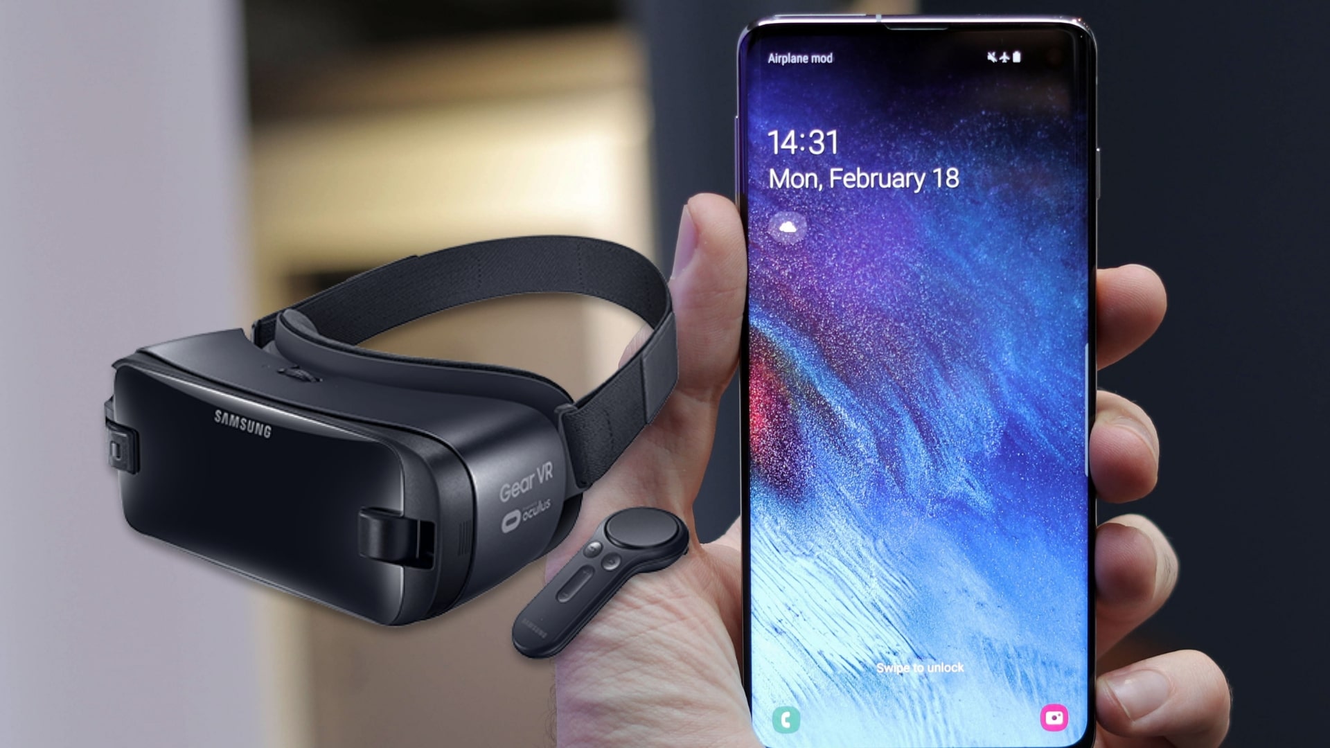 samsung galaxy S10 gear vr