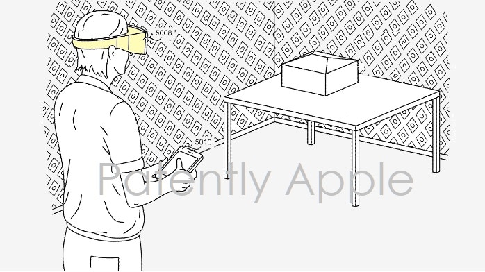 Brevet Apple casque AR VR