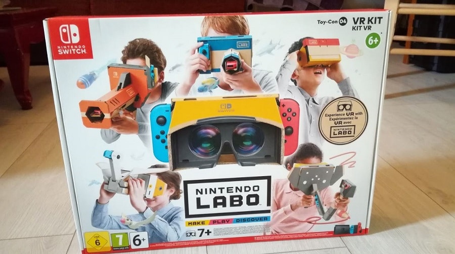 nintendo labo vr kit boite face