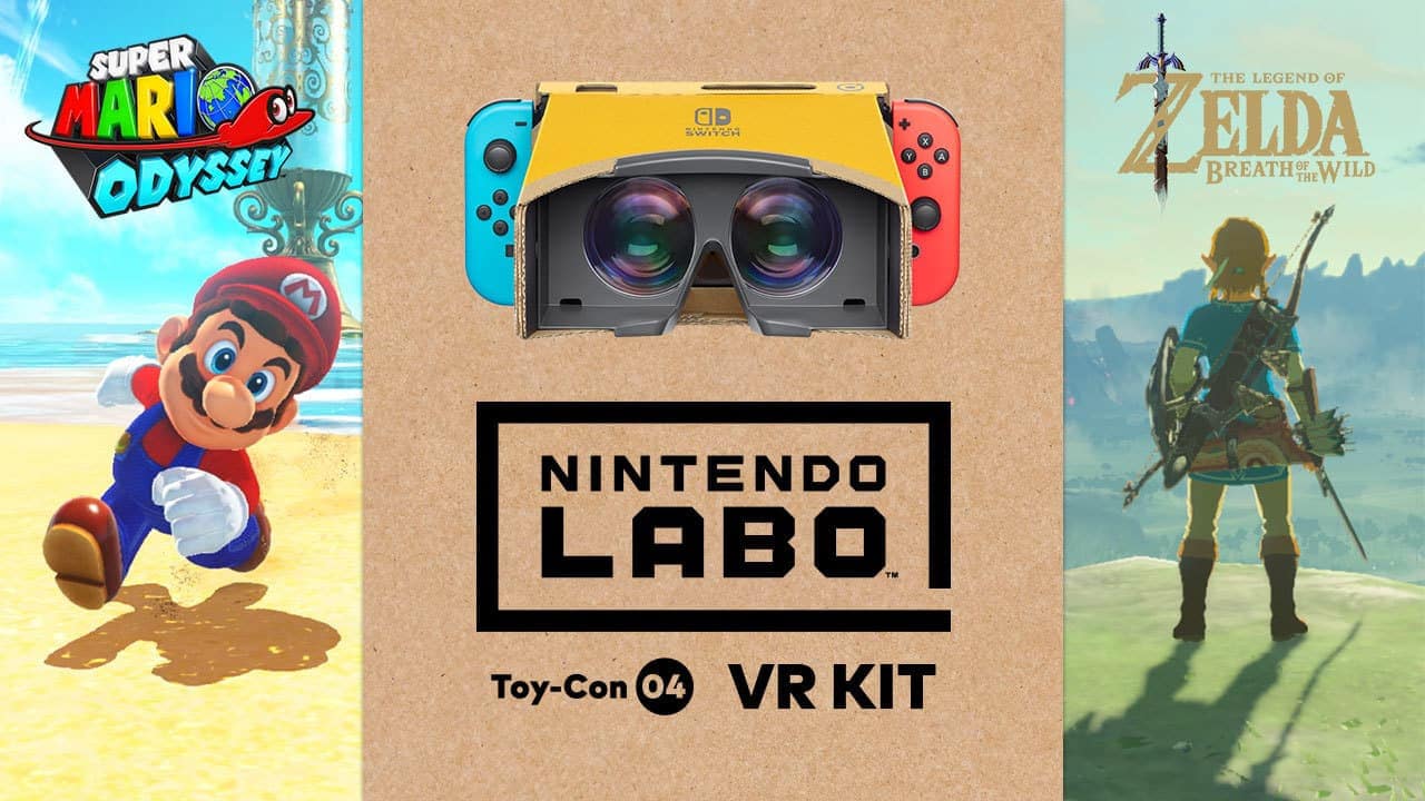 nintendo switch zelda mario vr