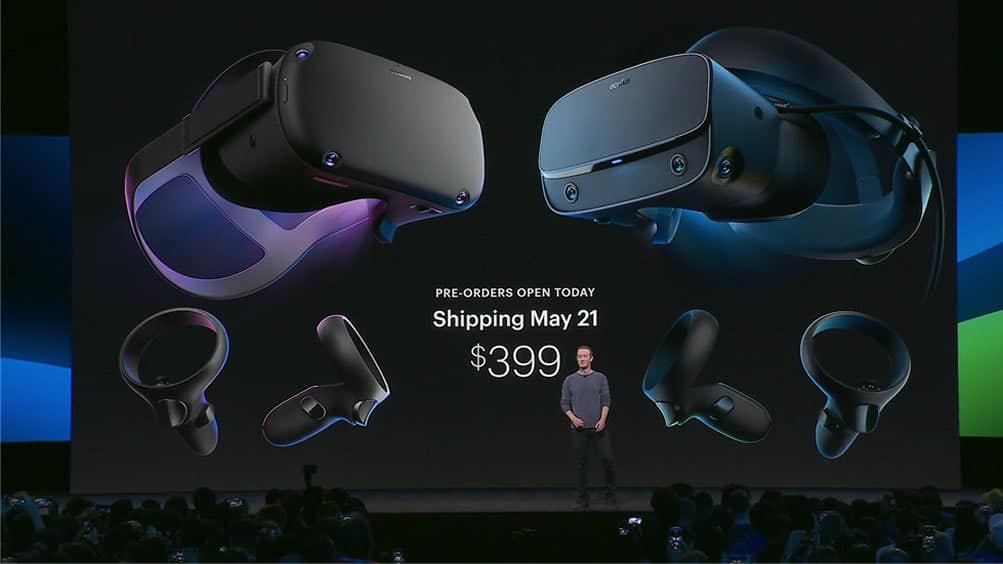 Oculus Quest Rift S précommande livraison 21 mai