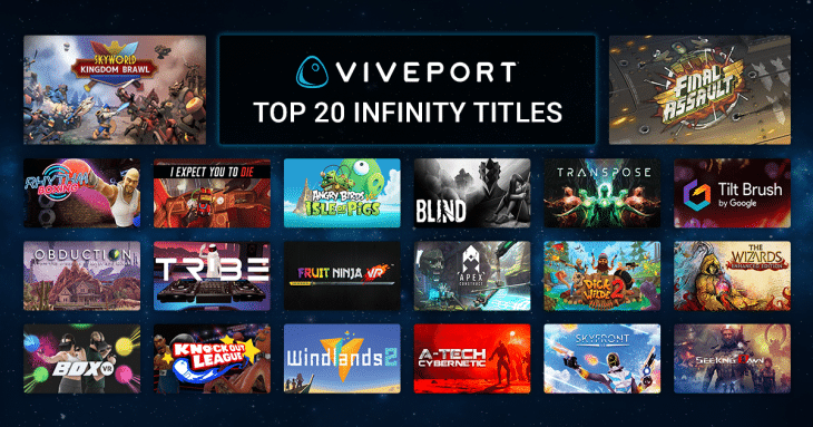 Viveport Infinity Rift S Valve Index 2 mois offerts gratuits