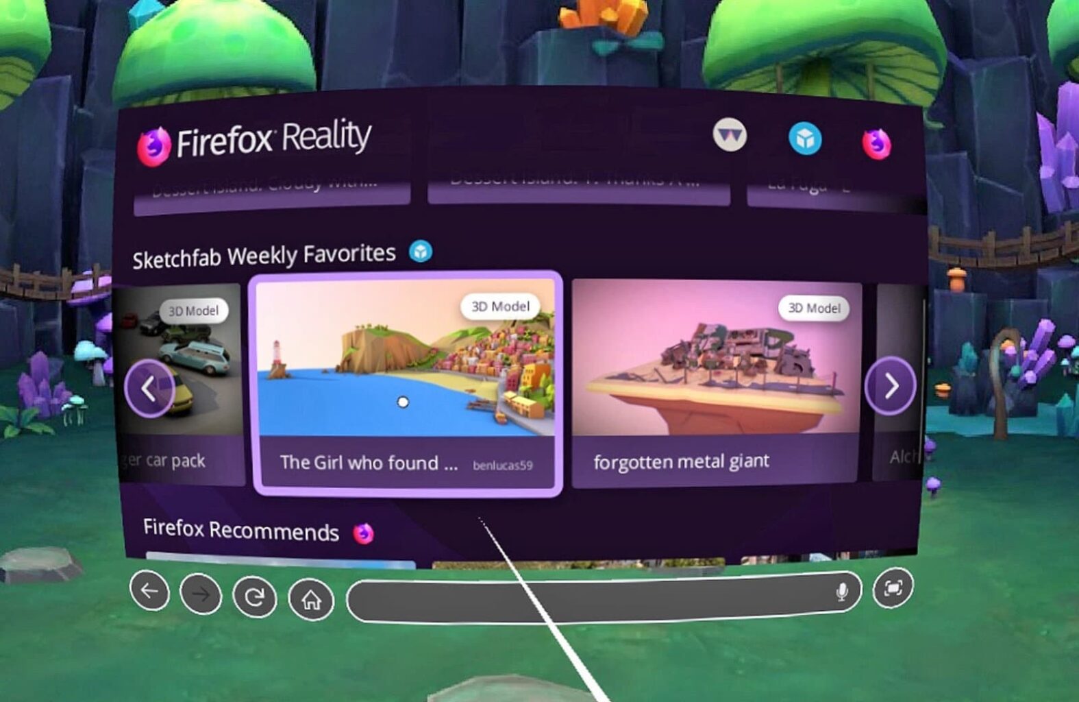 Firefox Reality, le navigateur VR débarquera sur Steam VR cet été