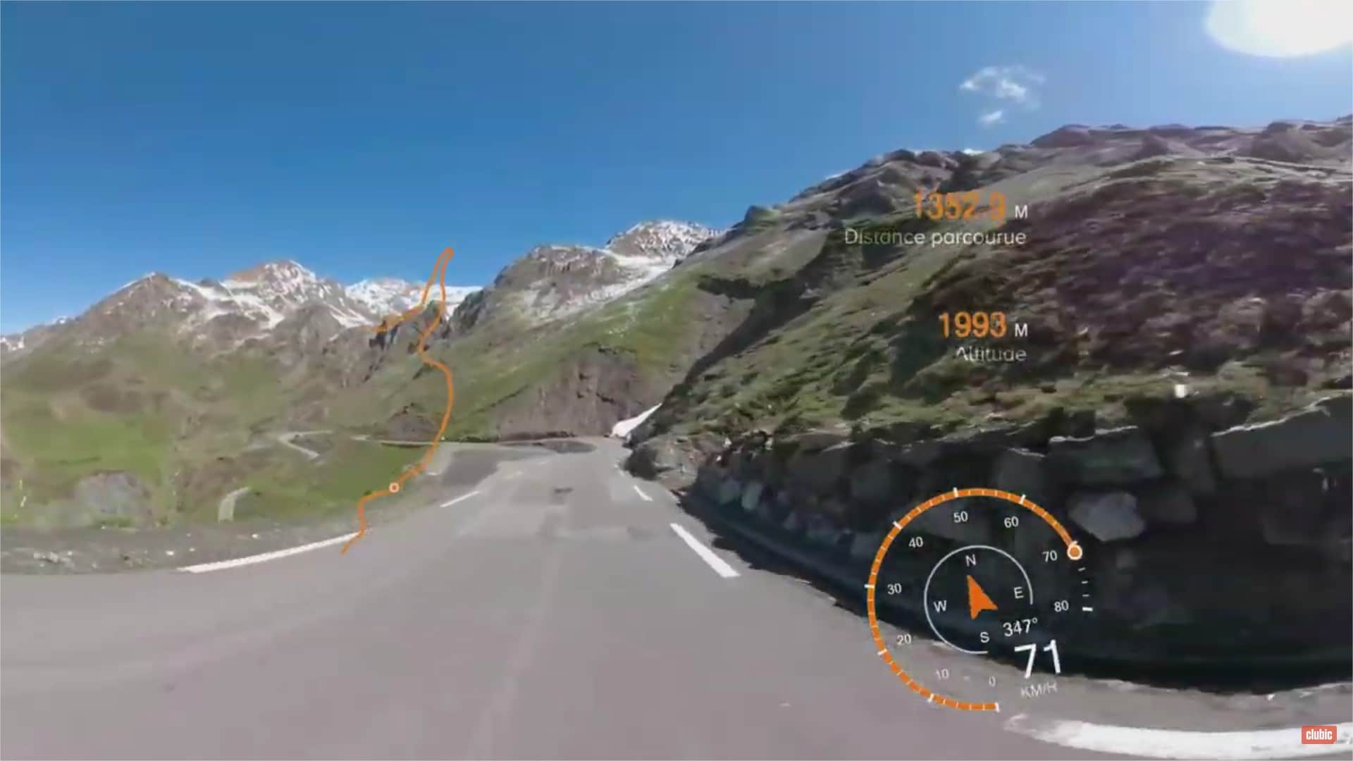 Vidéo à 360 degrés descente Tourmalet