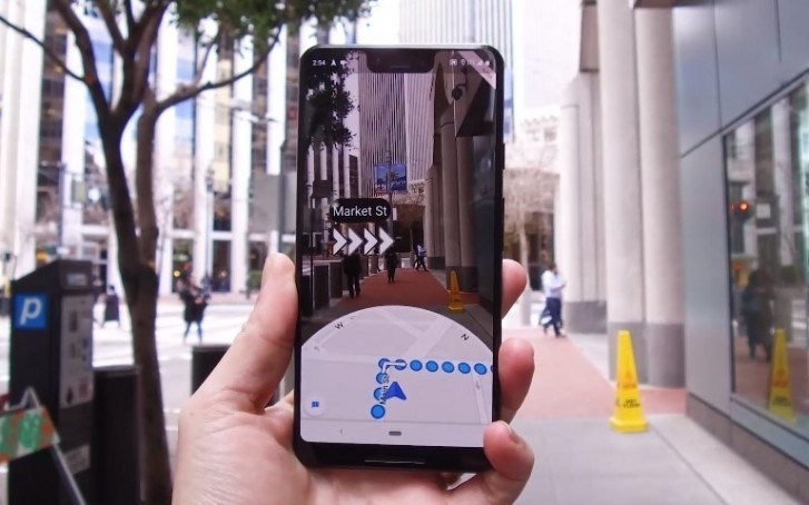 google maps live view ar