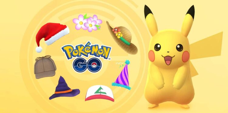 Shiny Pikachu ( Umbreon Hat ) Pokemon Tr@de Go