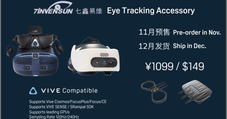 7invensun eye tracking module 