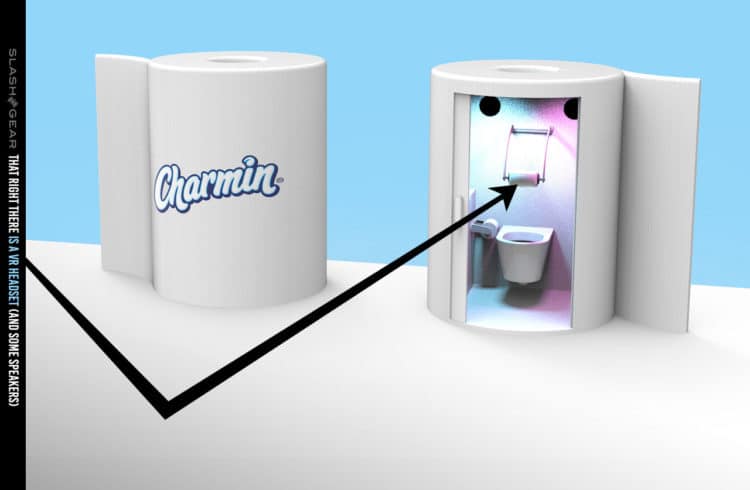 Charmin réalité virtuelle toilettes