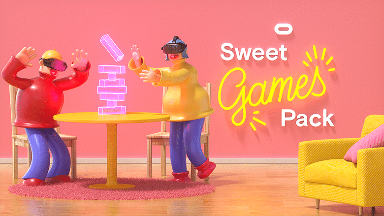 Sweet Games Pack promotions Saint Valentin Oculus Quest