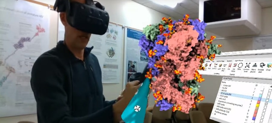 modelisation 3D Virus CHimeraX