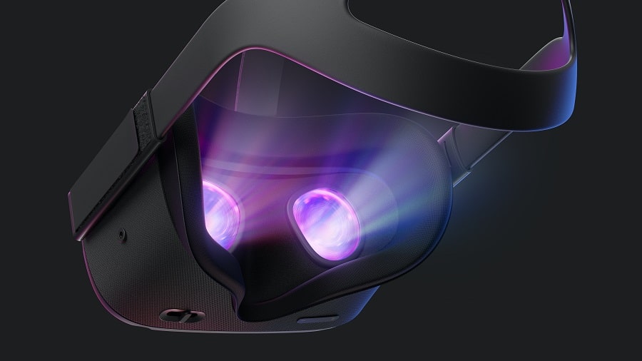 face intérieure oculus quest brillant