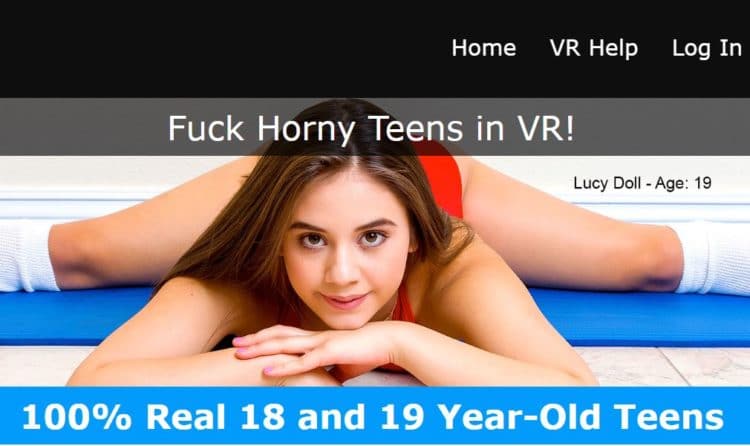 capture d'écran du site porno vr Real Teens VR