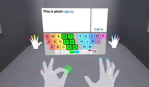 clavier virtuel pinchtype de facebook