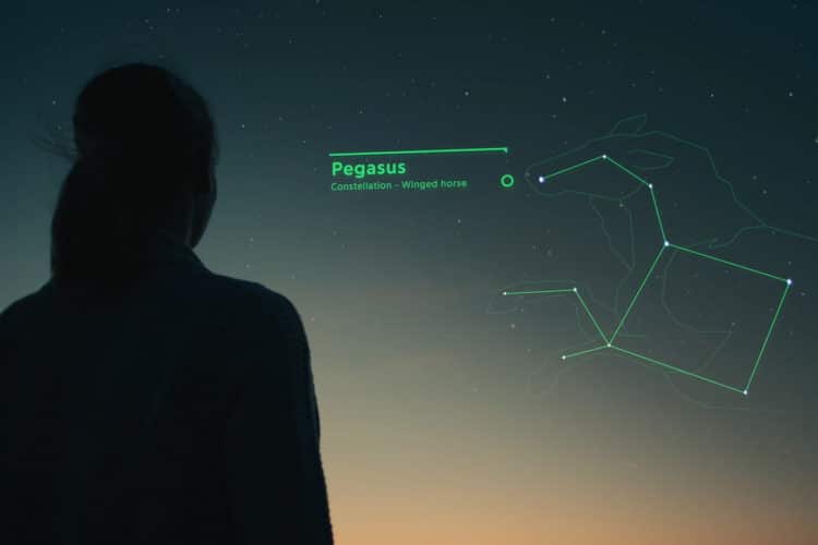 interface de la mojo lens, lentille de contact connectée avec AR