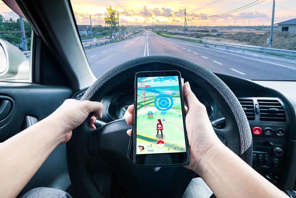 pokémon go voiture accidents