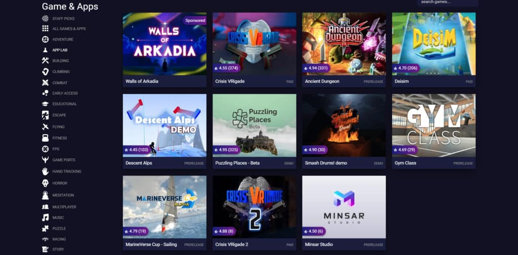 SideQuest une nouvelle application Android disponible