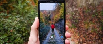 Google Lens smartphone nature
