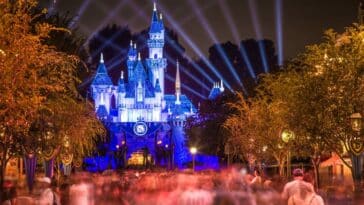 Disney VR château éclairé