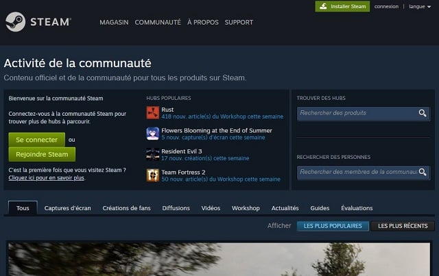 Communauté Steam